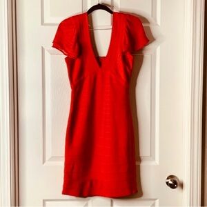 Beautiful Red Unbranded Womens Bandage Bodycon Sexy 𝐑𝐞𝐝 𝐃𝐫𝐞𝐬𝐬 Sz L